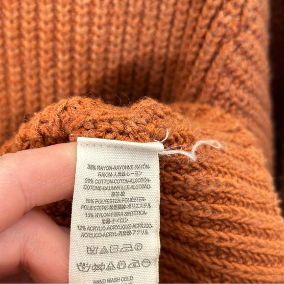 FREE PEOPLE Eleven Turtleneck Sweater Cocoa Tan - Picture 5 of 6